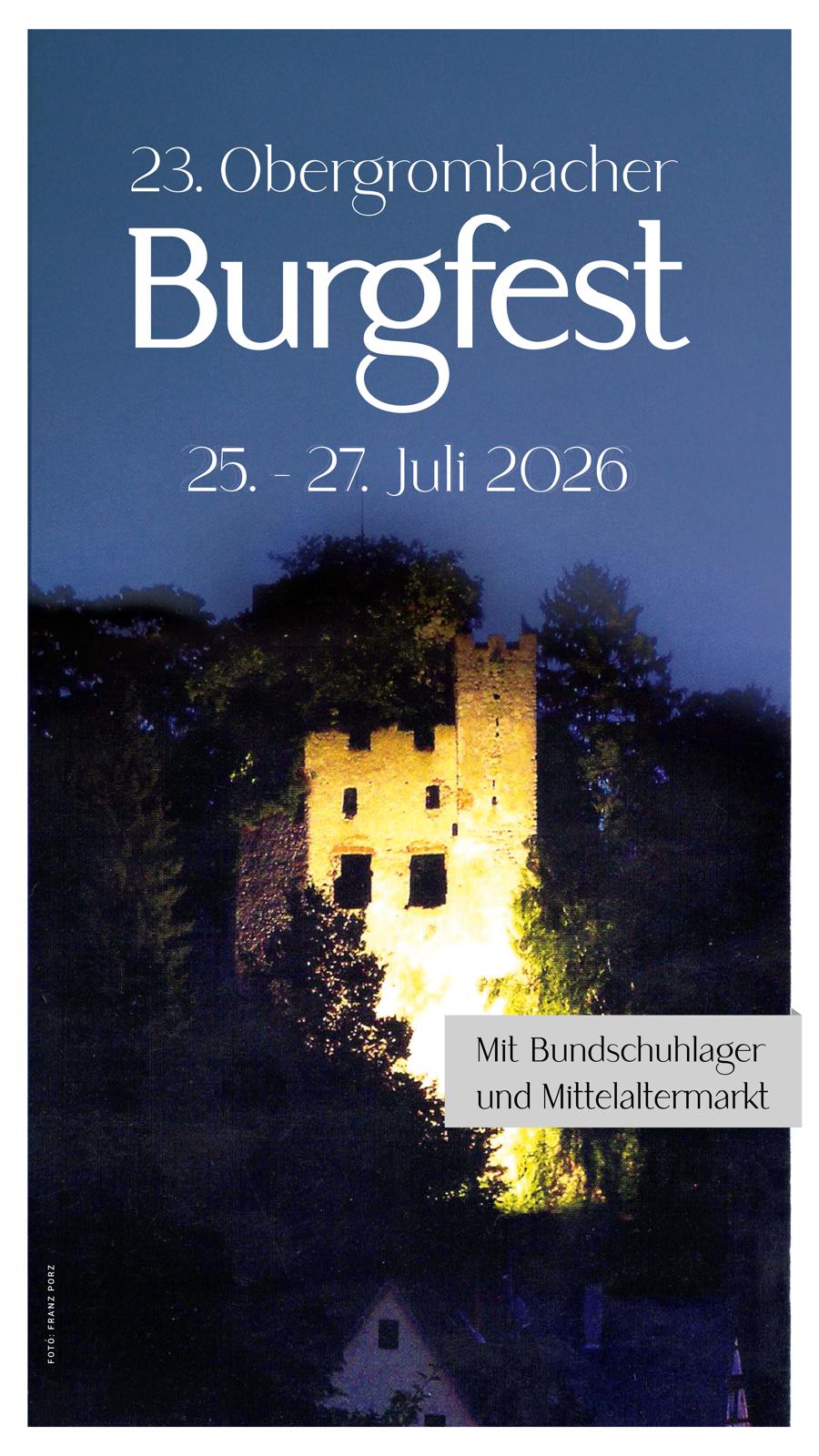 Burgfest Obergrombach 2026